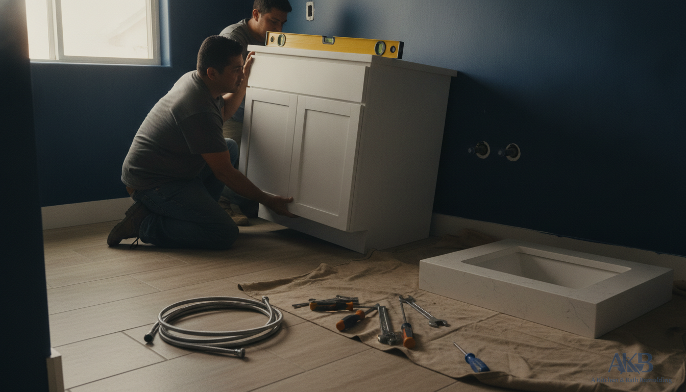 Vanity and Fixture Installation