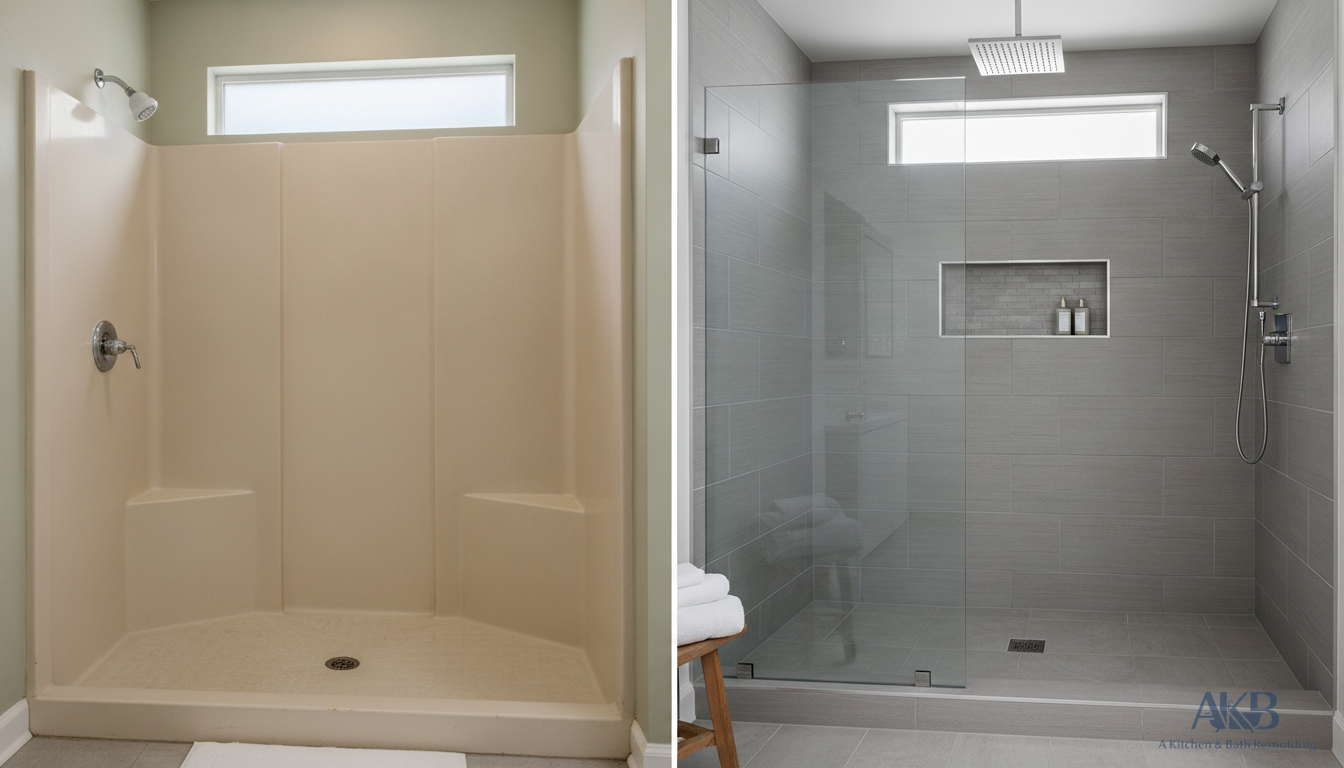 Tile Shower vs. Prefab Shower: Which Is Right for Your Paramount Bathroom?